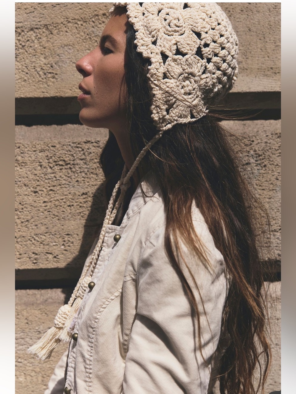 Free People Maisie Crochet Bonnet